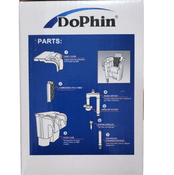 Dophin H100 Power Filter for Aquarium - Image 2