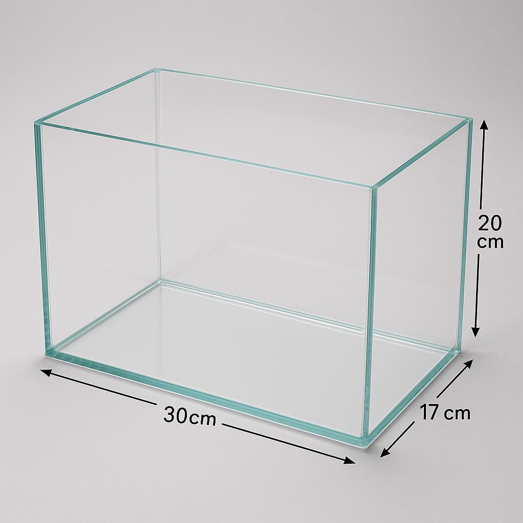 Ultra Clear Premium Aquarium – 30cm x 17cm x 20cm