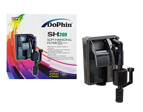 DOPHIN SH200 Aquarium Slim Hanging Filter 2.8W output 150L/H